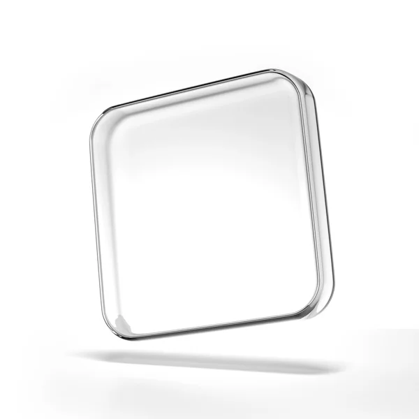 Realistic glass frame — Stock Photo, Image