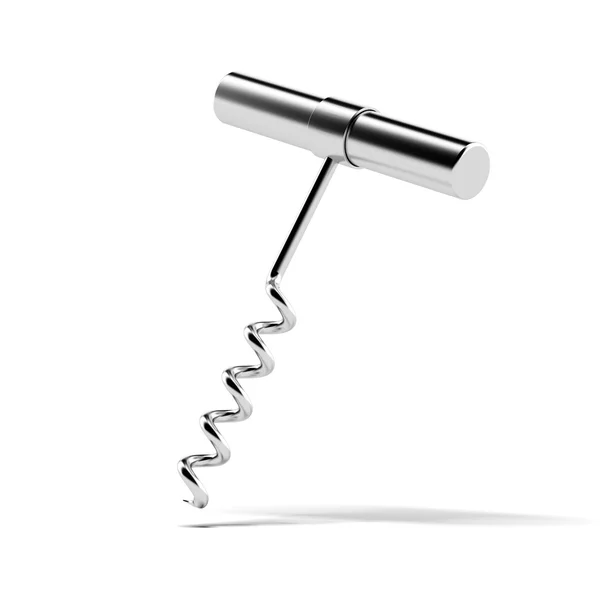 Metal Corkscrew — Stock Photo, Image