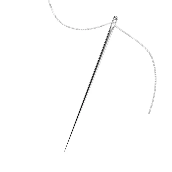 Needle with thread — Stock Photo, Image