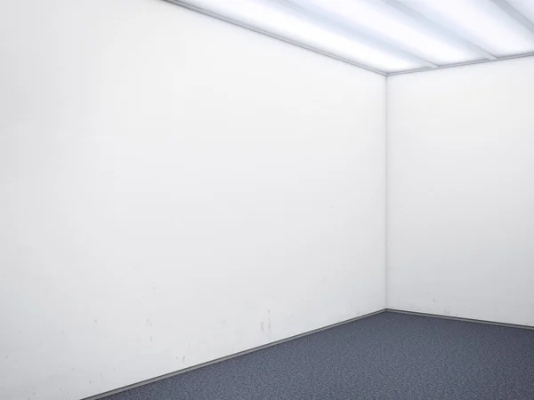 Empty white walls — Stock Photo, Image