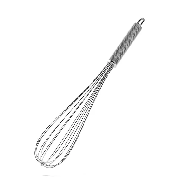 Metalen eggbeater — Stockfoto