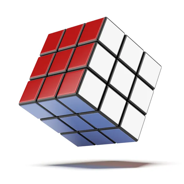 3D Rubiks kuber — Stockfoto