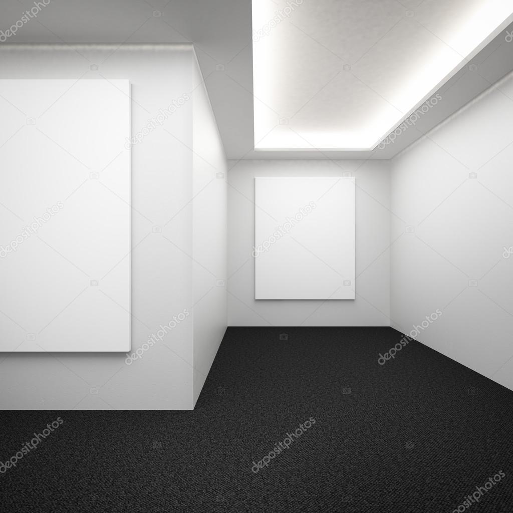 Galerie interieur met donkere vloer — Stockfoto © ekostsov #30040195 Galerie interieur met donkere vloer — Stockfoto © ekostsov #30040195
