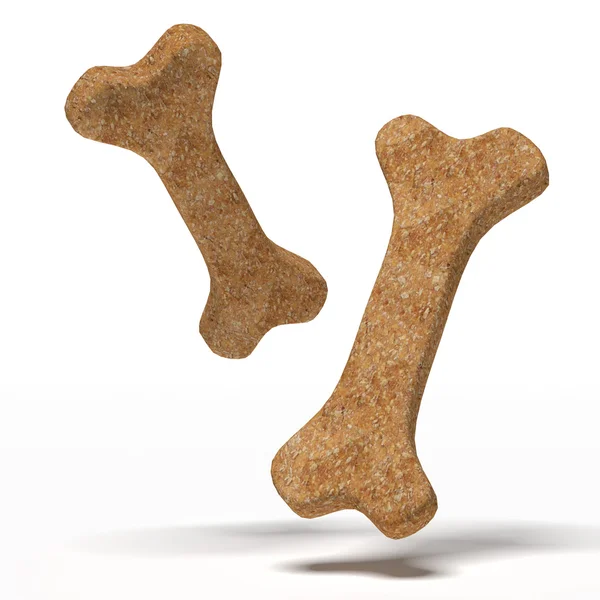 Brown dog biscuit — Stock Photo, Image