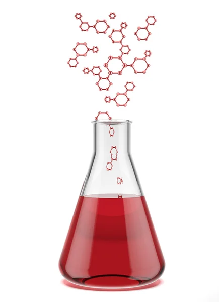 Laboratoriet kolv — Stockfoto