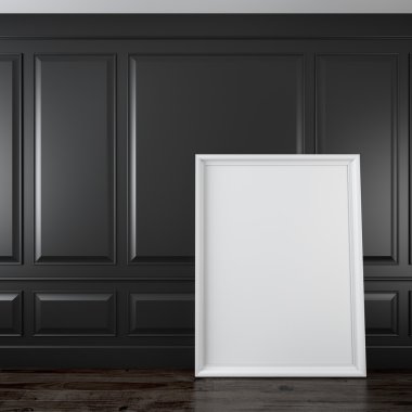 Klasik siyah iç çerçeve ile