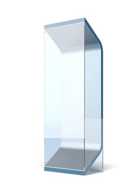 Interactieve glas stand — Stockfoto