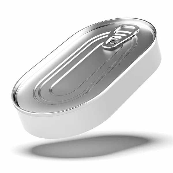 Oval tin can — Stock Photo, Image