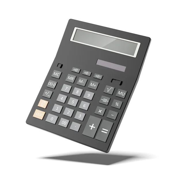 Black calculator — Stock Photo, Image