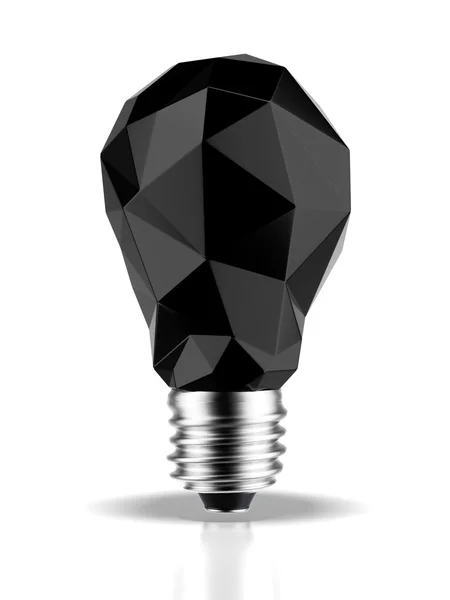 Abstract black bulb — Stock Photo, Image
