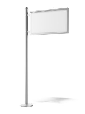 boş sokak reklam afişi