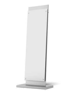 Blank banner stand