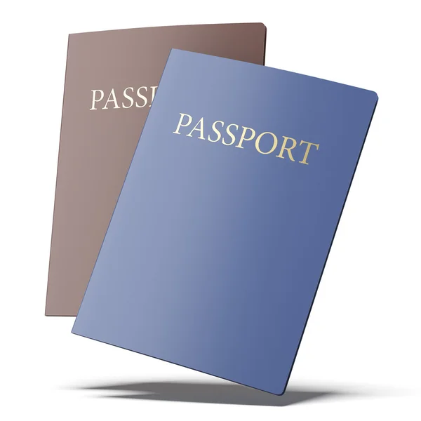 Dos pasaportes — Foto de Stock