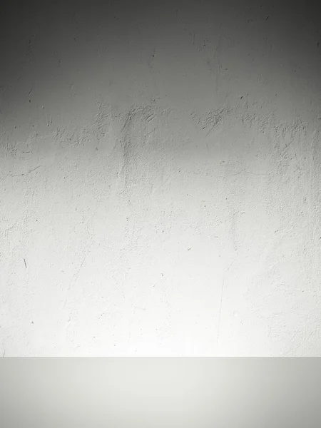 Concrete wall with shelf — Stock Photo, Image