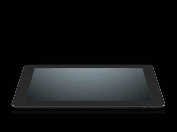 Komputer typu tablet czarny — Zdjęcie stockowe