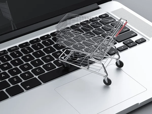 Concetto di shopping online — Foto Stock