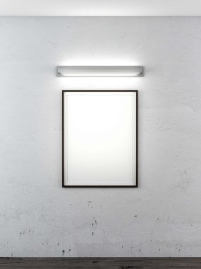 Çerçeve Duvar lamba ile