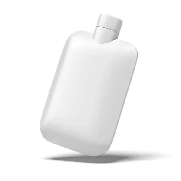 Witte fles conditioner — Stockfoto