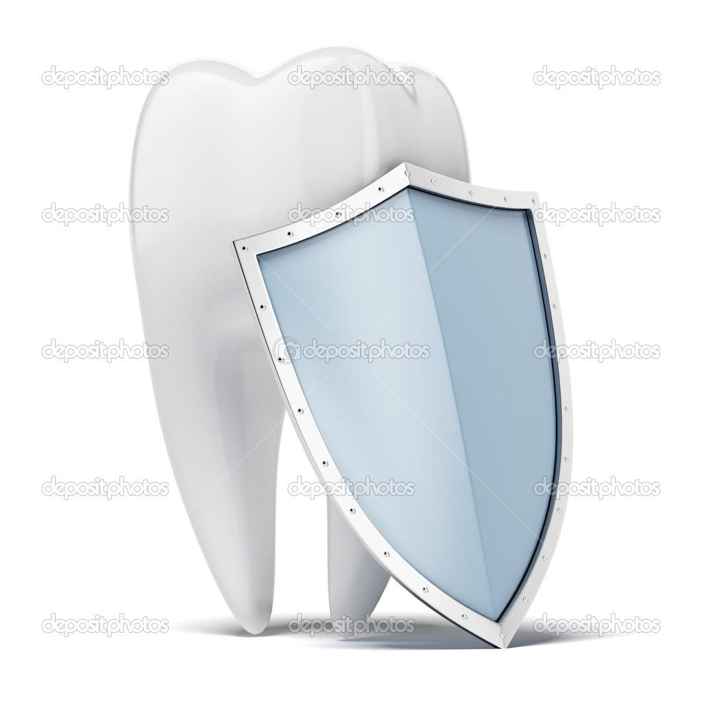 Tooth with shield