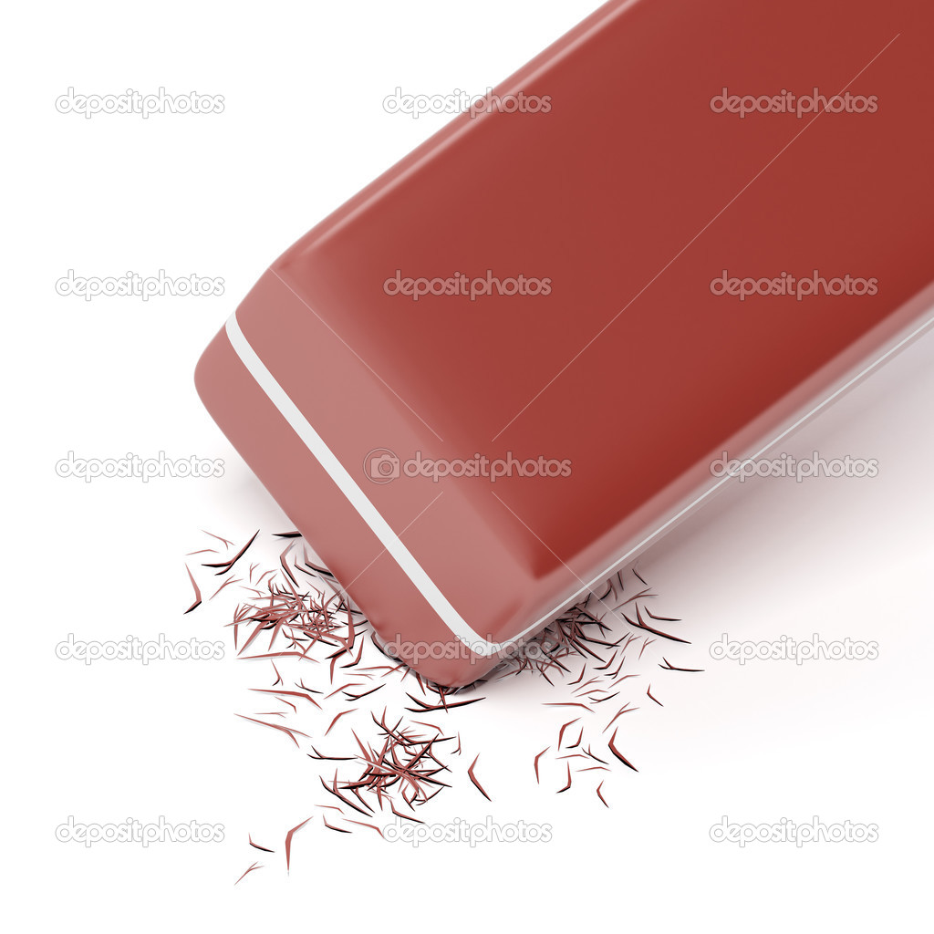Red eraser