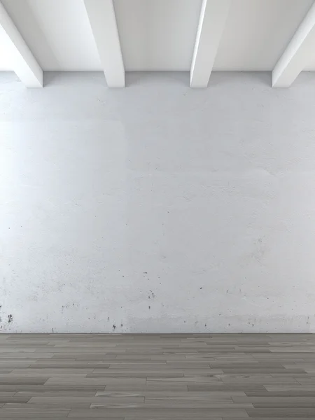 Empty room with wooden floor — Stock Photo, Image