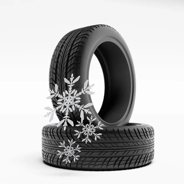 Neumáticos de invierno — Foto de Stock