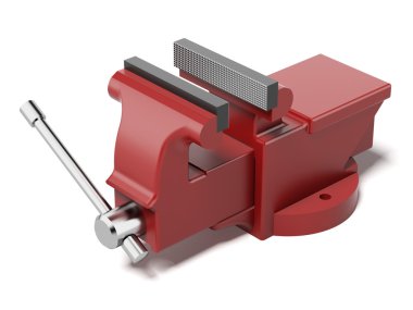 Red vise clipart