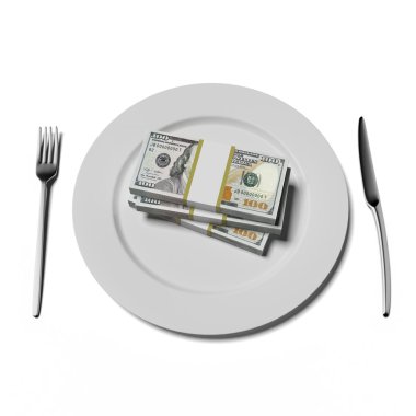 dolar plaka üzerinde