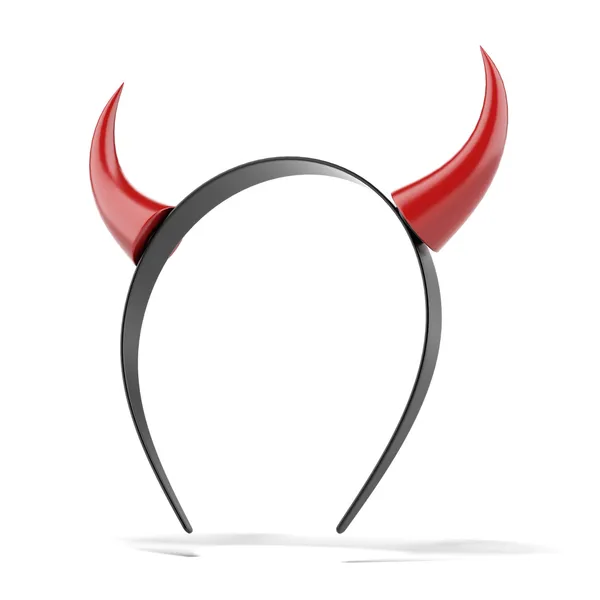 Devils horns head gear — Stock Photo, Image