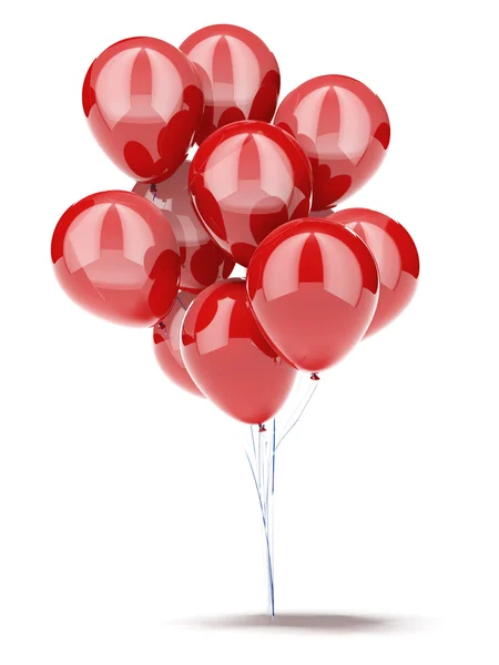 Palloncini rossi — Foto Stock