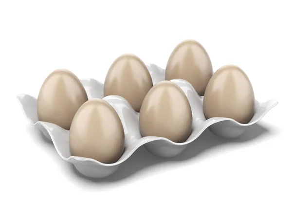 Scatola uovo moderna — Foto Stock