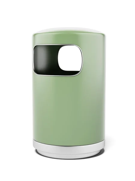 Cubo de polvo verde —  Fotos de Stock