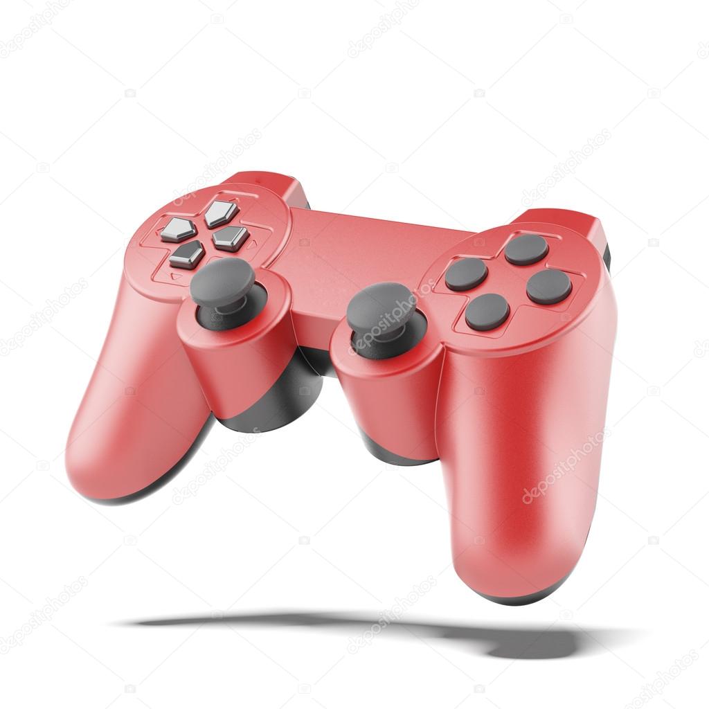 Red game controller