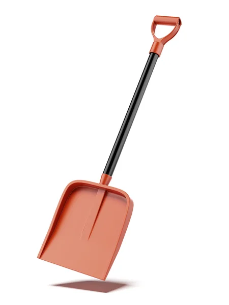 Red snow shovel — Stock Photo, Image