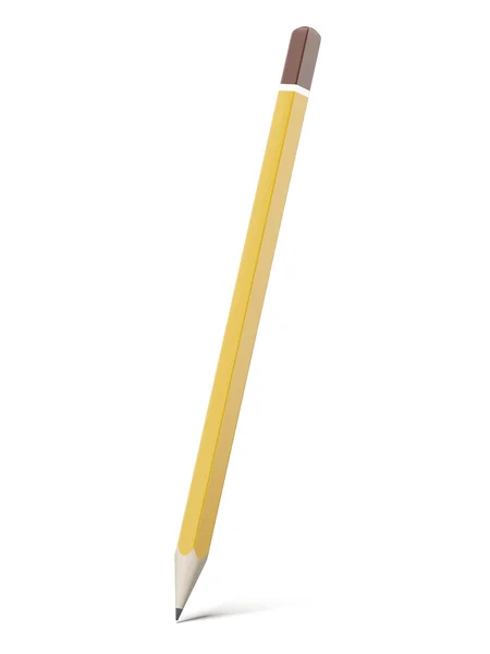 Stary żółty ołówek — Zdjęcie stockowe