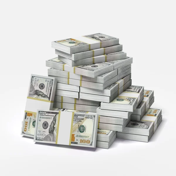 Big pile of dollars — Stock Photo, Image