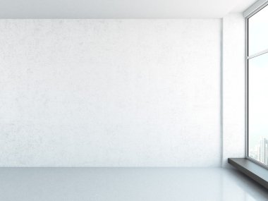 pencere ile parlak iç