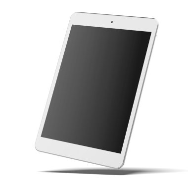 Modern beyaz tablet pc