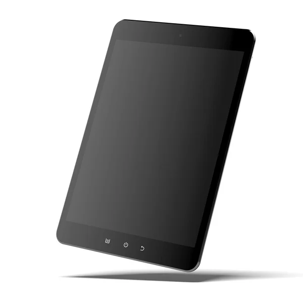 Moderne zwarte tablet-pc — Stockfoto