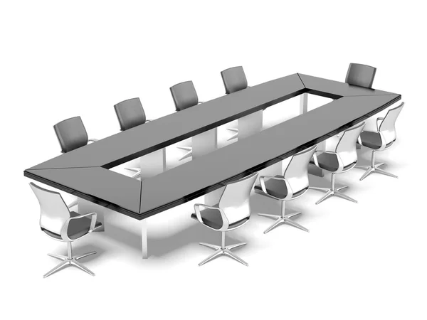 Conference table  with chairs — Stock Photo, Image