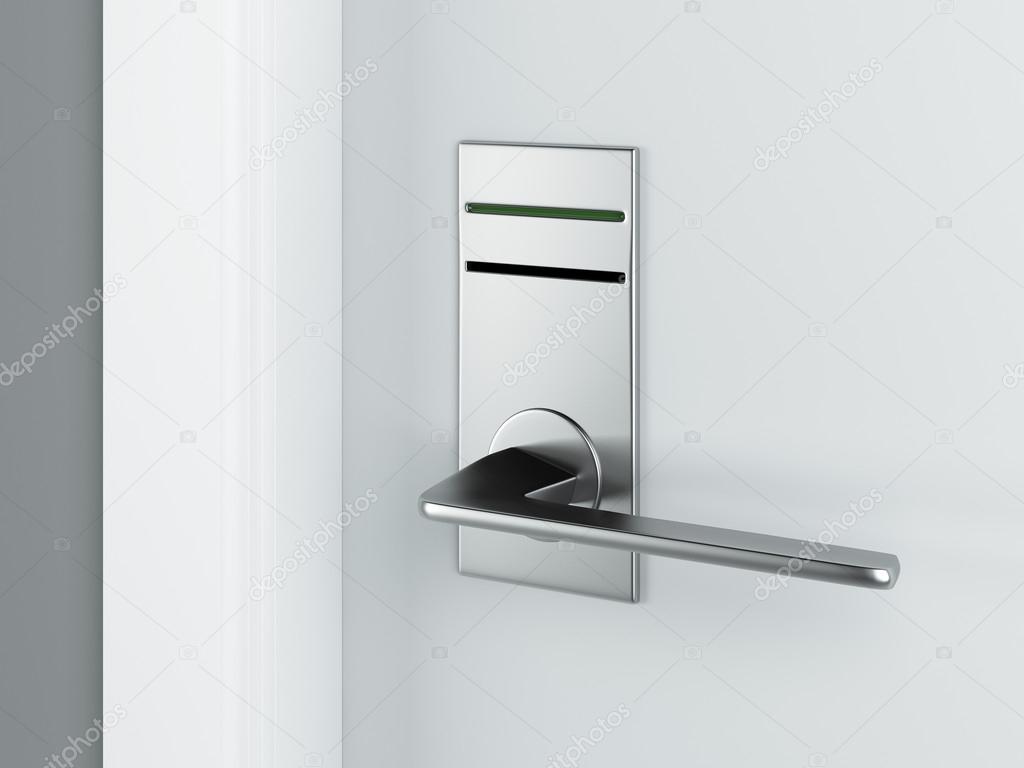 Door and electronic lock