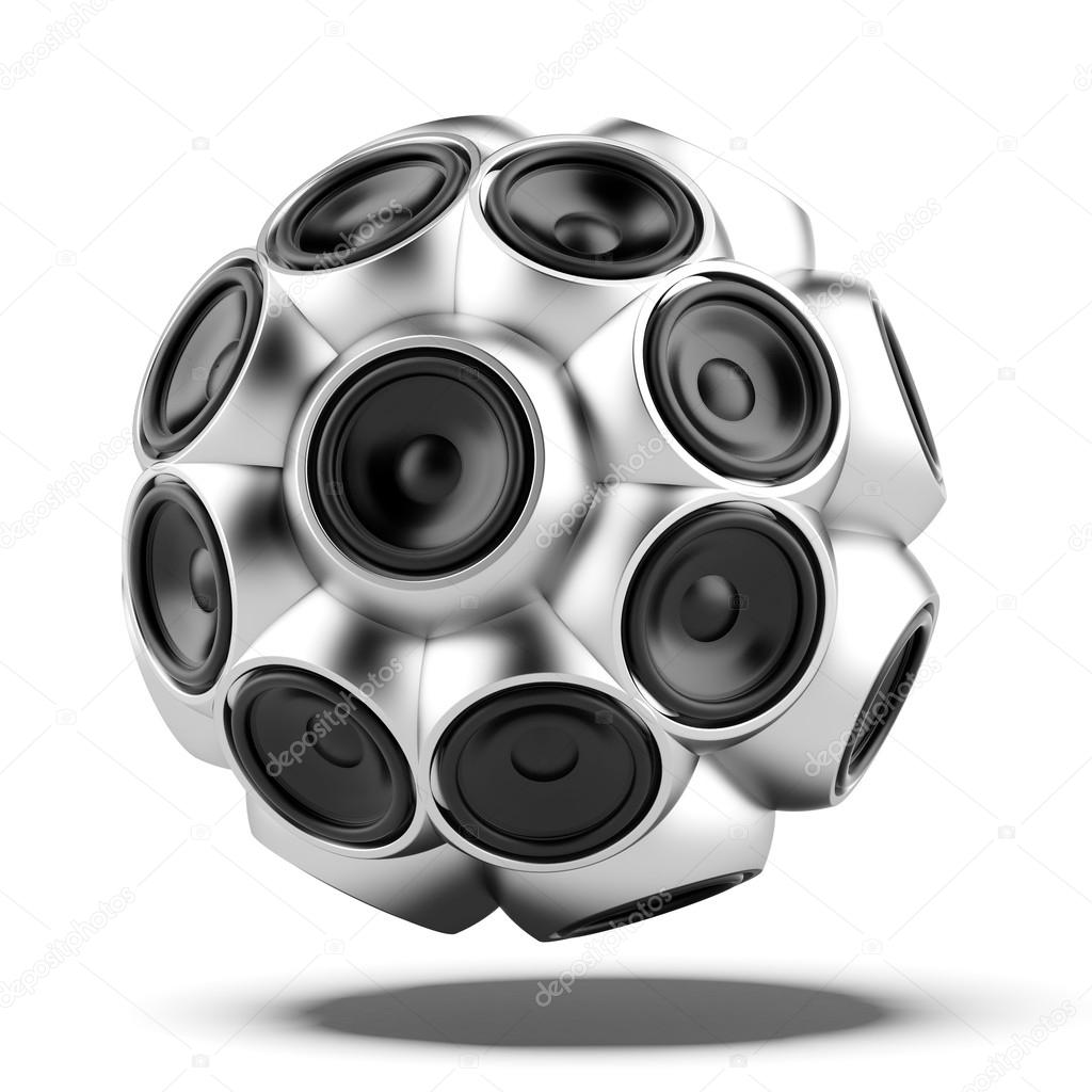 Audio speakers sphere