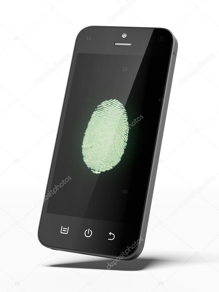 smartphone with fingerprint