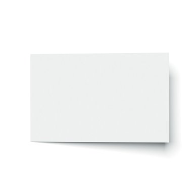 blank business card clipart