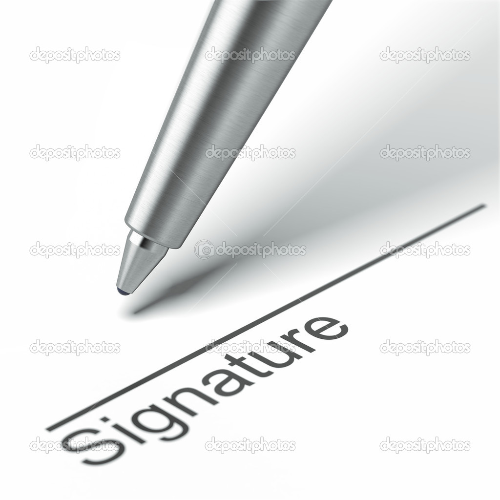 Pen and signature