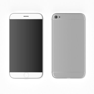 Beyaz yeni smartphone