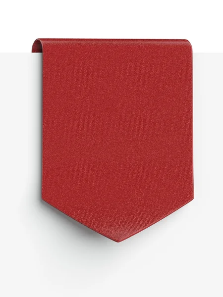 빨간 의류 레이블 — 스톡 사진
