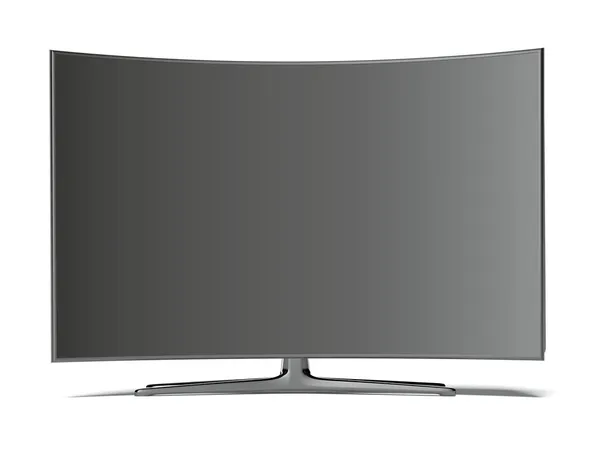 Schermo TV curvo — Foto Stock