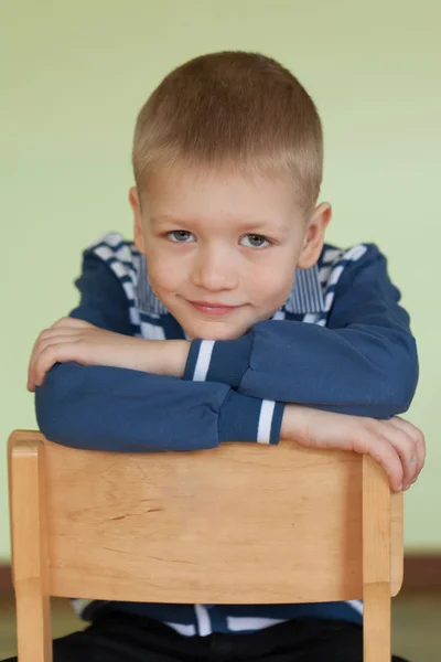 Portrait of a boy in the studio — Stock Photo, Image