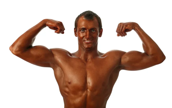 Junger Bodybuilder — Stockfoto